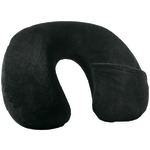 INFLATABLE NECKREST BLK - TS22N - By TRAVEL SMART BY CONAIR