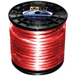 RED 4AWG 100' POWER WIRE - PW4R100Z - By DB LINK