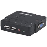 KVM SWITCH W USB 2 PORT - 151252 - By MANHATTAN