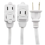 12FT WHITE XTNSION CORD - 51954 - By GE
