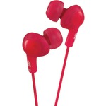 GUMMY PLUS HEADPHNS RED - HAFR6R - By JVC