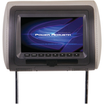7IN UNIV HDRST MON W/DVD - HDVD-71CC - By POWER ACOUSTIK