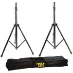 DUAL SPKR STND W/TRVL KIT - PSTK103 - By PYLE PRO