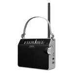 COMPACT ANALOG RADIO, BLK - PR-D6BK - By SANGEAN