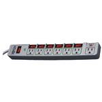 7 OUT SRGE PRTCTR 6FT CRD - TLP76MSG - By TRIPP LITE