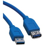 A-MALE/A-FEML USB3.0 6 FT - U324-006 - By TRIPP LITE