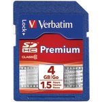 CLASS 10 SDHC CARD 4GB - 96171 - By VERBATIM