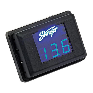 VOLTAGE GAUGE BLU DISPLY - SVMB - STINGER