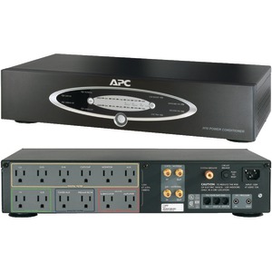 12-OUTLET H-TYPE POWER CONDITIONER WITH COAXIAL PROTECTION (BLACK) - H10BLK - APC