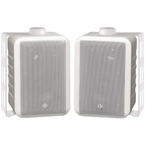 INDOOR/OUTDOOR 3-WAY SPEAKERS (WHITE) - RTRV44-2W - BIC AMERICA