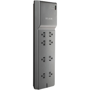 8-OUTLET HOME/OFFICE SURGE PROTECTOR WITH TELEPHONE/MODEM PROTECTION - BE108200-06 - BELKIN