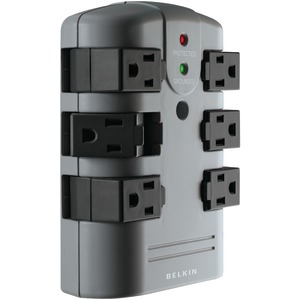 6-OUTLET PIVOT-PLUG SURGE PROTECTOR - BP106000 - BELKIN
