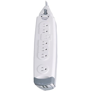 SURGEMASTER HOME SERIES SURGE PROTECTOR (7 OUT, SAFETY COVERS, 12-FT CORD) - F9H710-12 - BELKIN