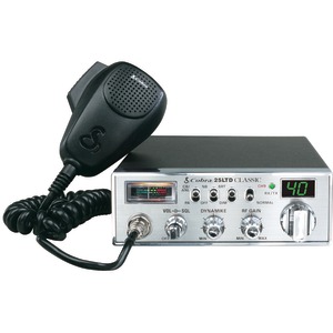40-CHANNEL CLASSIC CB RADIO WITH DYNAMIKE GAIN CONTROL - 25 LTD - COBRA