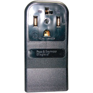 SINGLE-SURFACE DRYER RECEPTACLE (4 WIRE) - 55054 - PASS & SEYMOUR