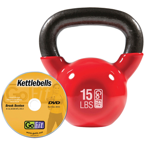 15 LBS KETTELBELL WITH - GF-KBELL15 - GOFIT