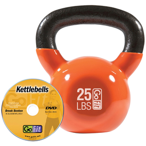 25 LBS KETTLEBELL W- DVD - GF-KBELL25 - GOFIT