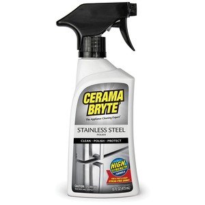 STAINLESS STEEL CLEANING POLISH - 47616 - CERAMA BRYTE