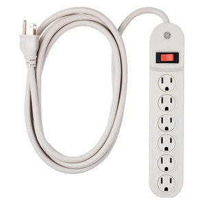 6-OUTLET POWER STRIP (9-FT CORD) - HEP55253/50268 - GE