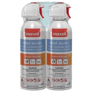2-PK BLAST AWAY CANNED - 190026 - CA4 - MAXELL