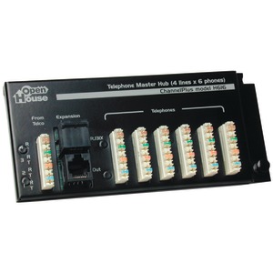 4 X 6 TELEPHONE MASTER HUB - H616 - OPEN HOUSE