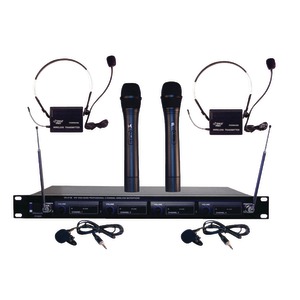 4MIC VHF WIRLS MIC SYS - PDWM4300 - PYLE-PRO