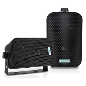 3.5'' INDOOR/OUTDOOR WATERPROOF SPEAKERS (BLACK) - PDWR30B - PYLE