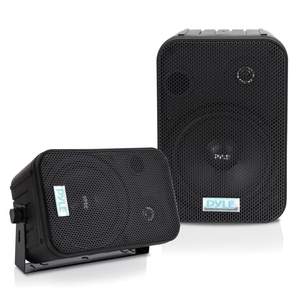 6.5'' INDOOR/OUTDOOR WATERPROOF SPEAKERS (BLACK) - PDWR50B - PYLE