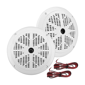 DUAL CONE WATERPROOF STEREO SPEAKERS (6.5") - PLMR61W - PYLE