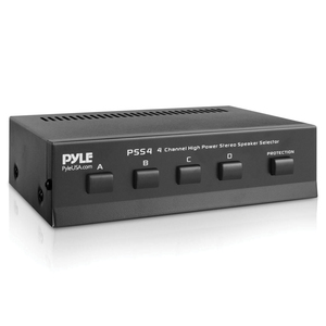HIGH POWER STEREO SPEAKER SELECTOR (4 CHANNELS) - PSS4 - PYLE