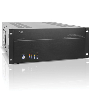 8CHAN 8000W RACKMOUNT AMP - PT8000CH - PYLE-HOME