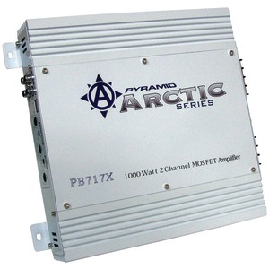MOSFET ARCTIC SERIES AMPLIFIER (1000-WATT; 2-CHANNEL) - PB717X - PYRAMID