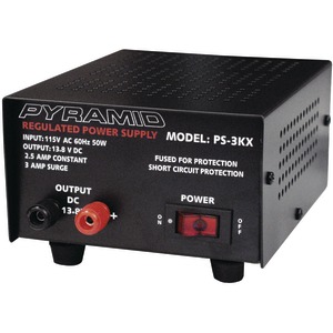 3-AMP 13.8-VOLT POWER SUPPLY - PS3 - PYRAMID