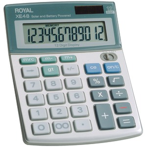 COMPACT DESKTOP SOLAR CALCULATOR - 29306S - ROYAL