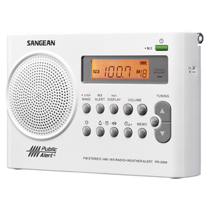 PRTBL AMFM RADIO W BATT - PR-D9W - SANGEAN