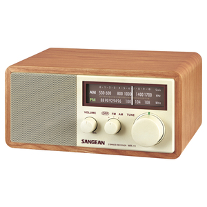 WOOD CABINET AM/FM TABLE TOP RADIO - WR11 - SANGEAN