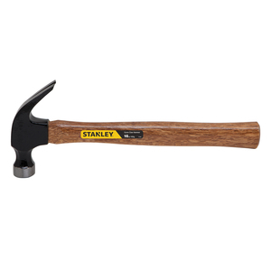 WOOD-HANDLED NAIL HAMMER (16 OZ) - 51-616 - STANLEY