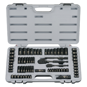 69-PIECE BLACK CHROME MECHANICS TOOL SET - 92-824HB - STANLEY