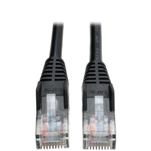 SNAGLESS CAT-5/5E PATCH CABLES (25-FT BLACK CAT-5E PATCH CABLE) - N001-025-BK - TRIPPLITE