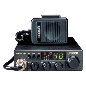 40-CHANNEL, 7-WATT COMPACT CB RADIO - PRO520XL - UNIDEN
