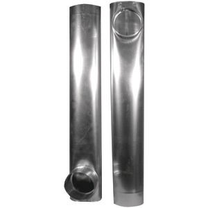 SKINNY DUCT TELESCOPING ALUMINUM VENT (27"– 48") - DAF2 - NONE