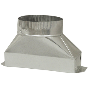 GALVANIZED ROUND TRANSITION (6") - DGT36 - NONE
