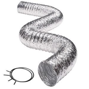 ALUMINUM DUCTING (SUPERR-FLEX TRANSITION DUCTING; 5 FT; UL 2158A—CLOTHES DRYER TRANSITION DUCT); - F0405MSX/30 - NONE