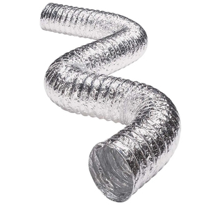 ALUMINUM FLEX DUCTING (4", 5-PLY, 5-FT, SUPURR-FLEX) - F0405B - NONE