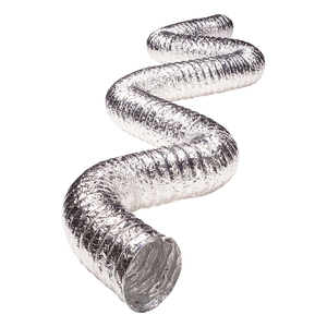ALUMINUM FLEX DUCTING (4", 5-PLY, 25-FT SUPURR-FLEX) - F0425 - NONE