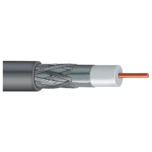 DISH-APPROVED SINGLE RG6 1000-FT BOXES(GRAY) - V66B GRAY - VEXTRA