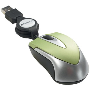 OPTICL MINITRAVL MOUS GRN - 97254 - VERBATIM
